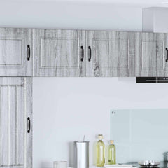 Kitchen Wall Cabinet "Porto" Engineered Wood Grey Sonoma 1x wall cabinet (1 door) 50 cm wide 40 cm high