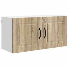 vidaXL Wall Cabinet PORTO Sonoma Oak 80 x 31 x 40 cm Engineered Wood 2