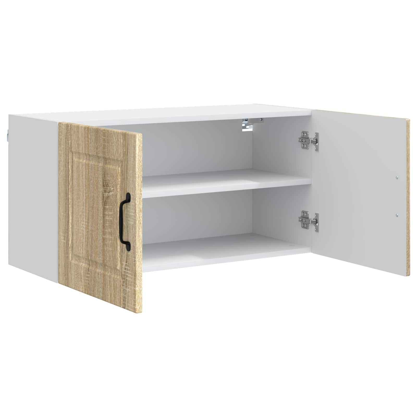 vidaXL Wall Cabinet PORTO Sonoma Oak 80 x 31 x 40 cm Engineered Wood 5