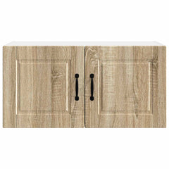 vidaXL Wall Cabinet PORTO Sonoma Oak 80 x 31 x 40 cm Engineered Wood 6