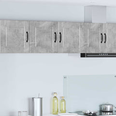 vidaXL Wall Cabinet PORTO Concrete Grey 80 x 31 x 40 cm 1