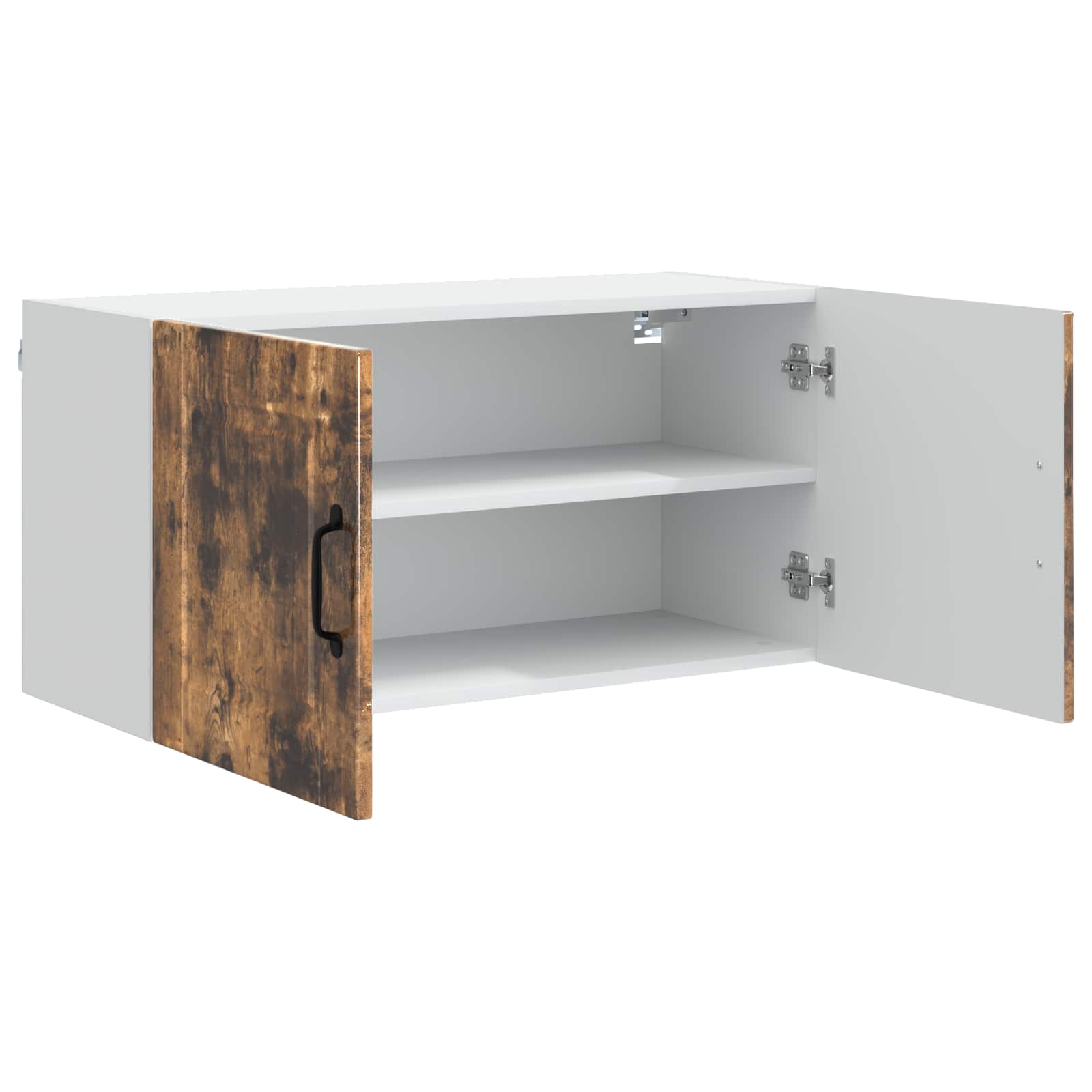 vidaXL Wall Cabinet PORTO Smoked Oak 80 x 31 x 40 cm Engineered Wood 5