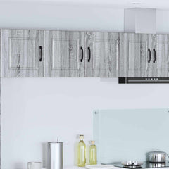 vidaXL Wall Cabinet PORTO Grey Sonoma 80 x 31 x 40 cm Engineered Wood 1