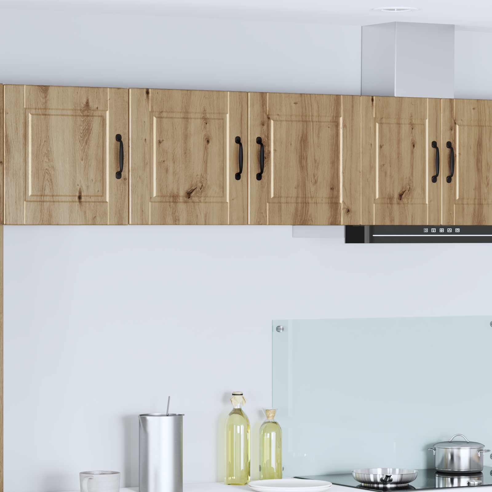 vidaXL Wall Cabinet PORTO Artisan Oak 80 x 31 x 40 cm Engineered Wood 1