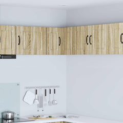 vidaXL Kitchen Wall Cabinet "Porto" Engineered Wood Sonoma Oak