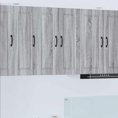 vidaXL Kitchen Base Cabinet "Porto" Engineered Wood Grey Sonoma
