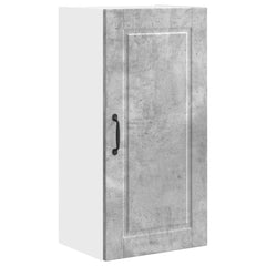 vidaXL Wall Cabinet PORTO Concrete Grey 40 x 31 x 80 cm 2