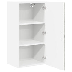 vidaXL Wall Cabinet PORTO Concrete Grey 40 x 31 x 80 cm 5