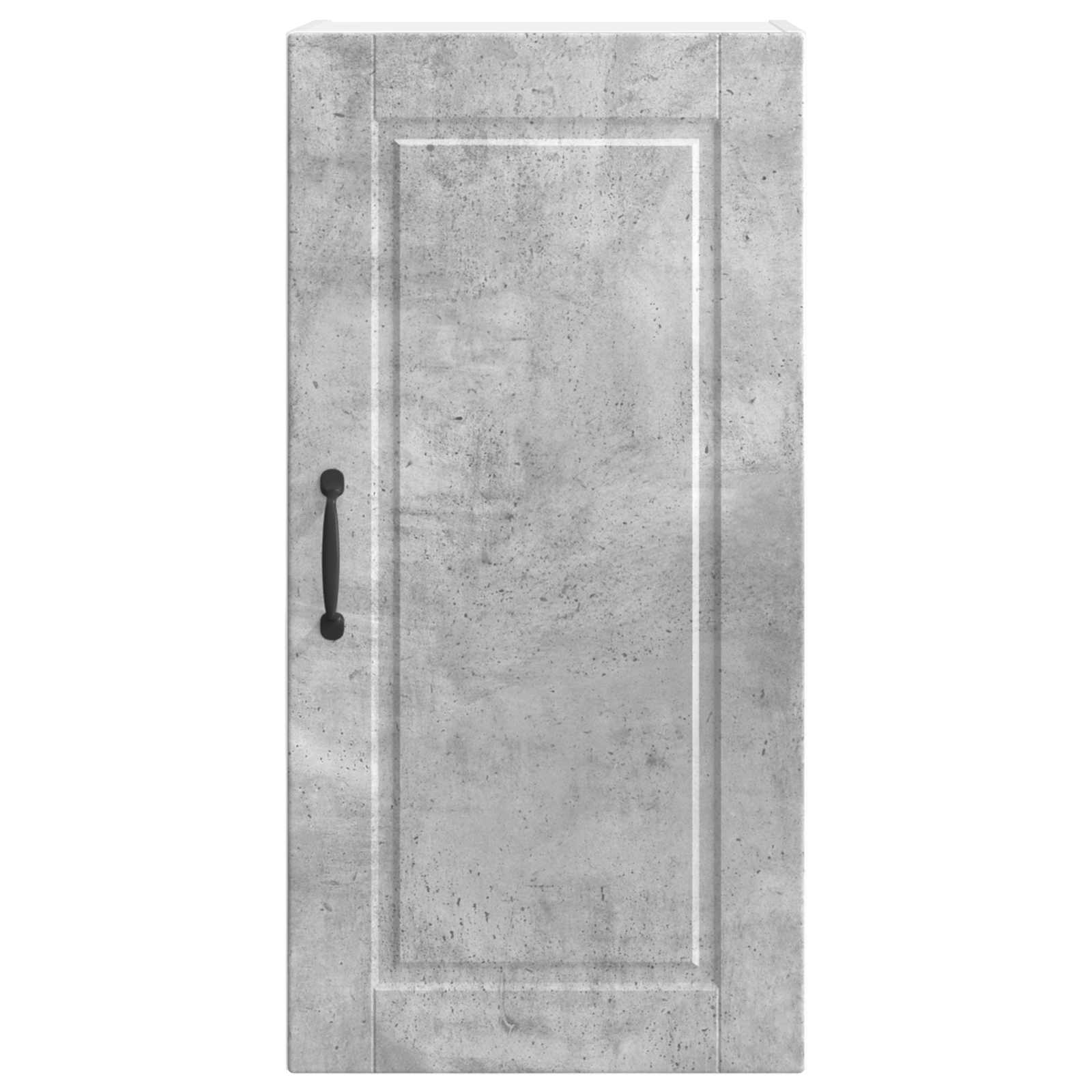 vidaXL Wall Cabinet PORTO Concrete Grey 40 x 31 x 80 cm 6