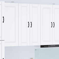 vidaXL Wall Cabinet PORTO White 30 x 31 x 100 cm Engineered Wood 1