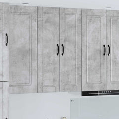vidaXL Wall Cabinet PORTO Concrete Grey 30 x 31 x 100 cm 1