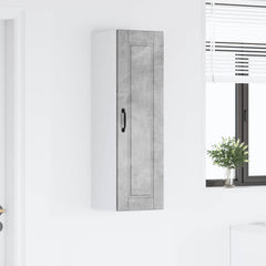 vidaXL Wall Cabinet PORTO Concrete Grey 30 x 31 x 100 cm 4
