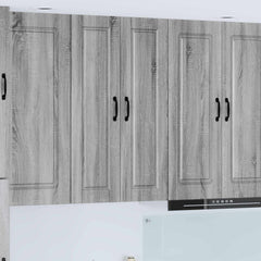 vidaXL Kitchen Base Cabinet "Porto" Engineered Wood Grey Sonoma