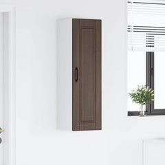 vidaXL Wall Cabinet PORTO Brown Oak 30 x 31 x 100 cm Engineered Wood 4
