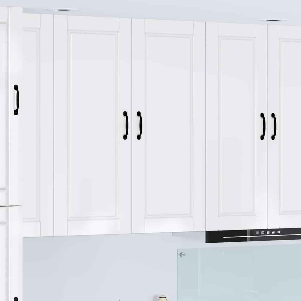 Kitchen Wall Cabinet "Porto" Engineered Wood High Gloss White 1x wall cabinet (1 door) 40 cm wide 100 cm high