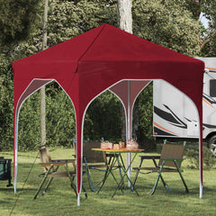 Pop-up Party Tent 194 x 194 x 245 cm without Sidewall Burgundy