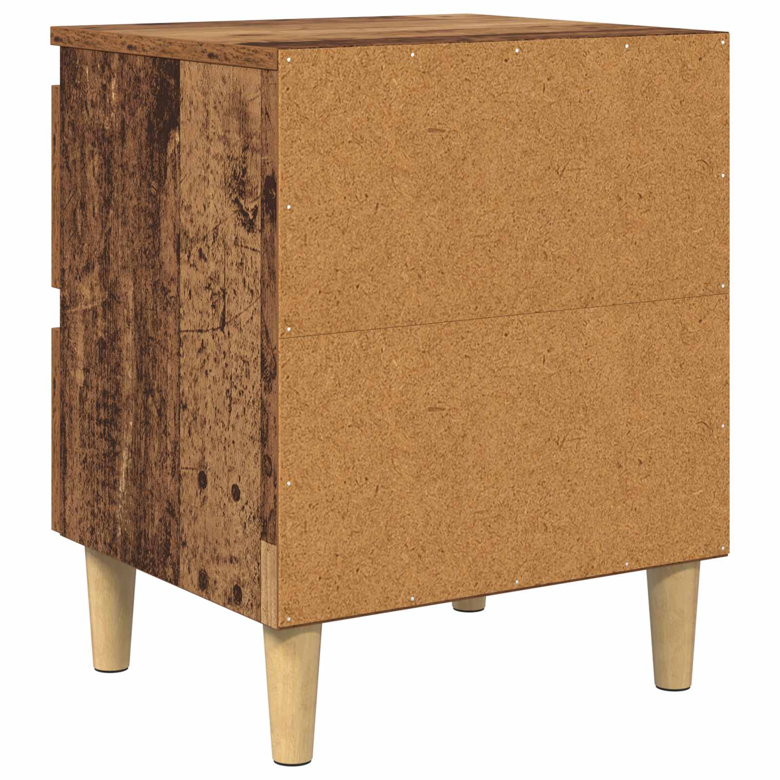 vidaXL Bed Cabinet Old Wood 40 x 35 x 50 cm Engineered Wood 5
