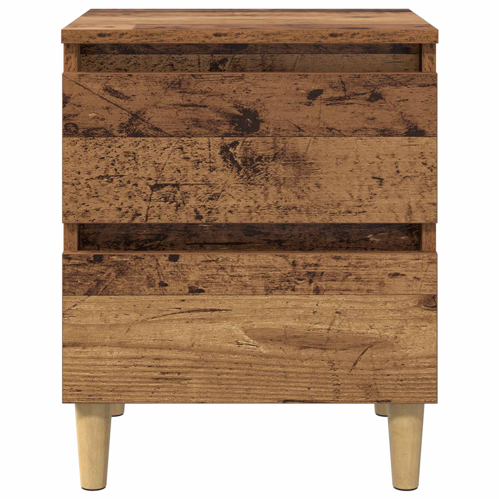 vidaXL Bed Cabinet Old Wood 40 x 35 x 50 cm Engineered Wood 4