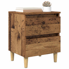 vidaXL Bed Cabinet Old Wood 40 x 35 x 50 cm Engineered Wood 2