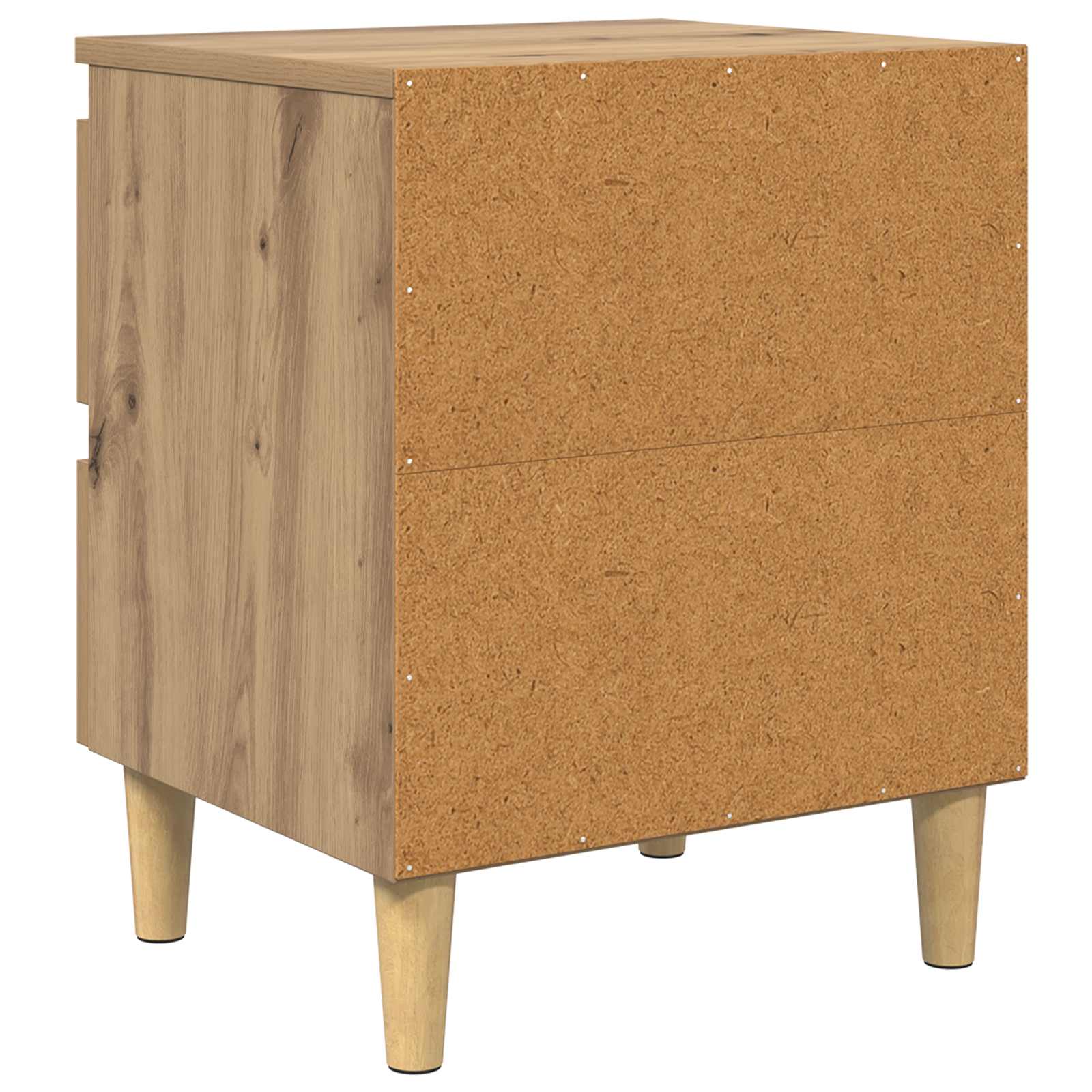 vidaXL Bed Cabinet Artisan Oak 40 x 35 x 50 cm Engineered Wood 6