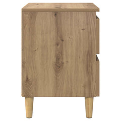 vidaXL Bed Cabinets 2 pcs Artisan Oak 40 x 35 x 50 cm Engineered Wood 4