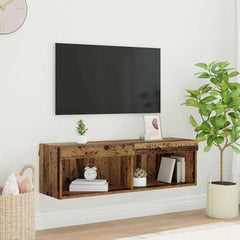 vidaXL TV Cabinet Set Old Wood Engineered Wood 1
