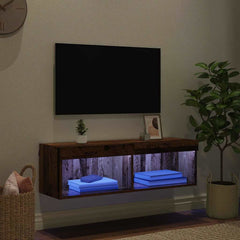 vidaXL TV Cabinet Set Old Wood Engineered Wood 5