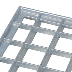 vidaXL Grating Silver 80 x 50 x 2 cm Hot-Dip Galvanised Steel 6