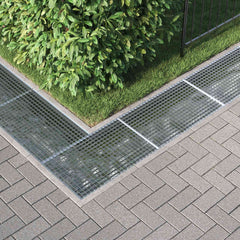 vidaXL Grating Silver 80 x 50 x 2 cm Hot-Dip Galvanised Steel 3