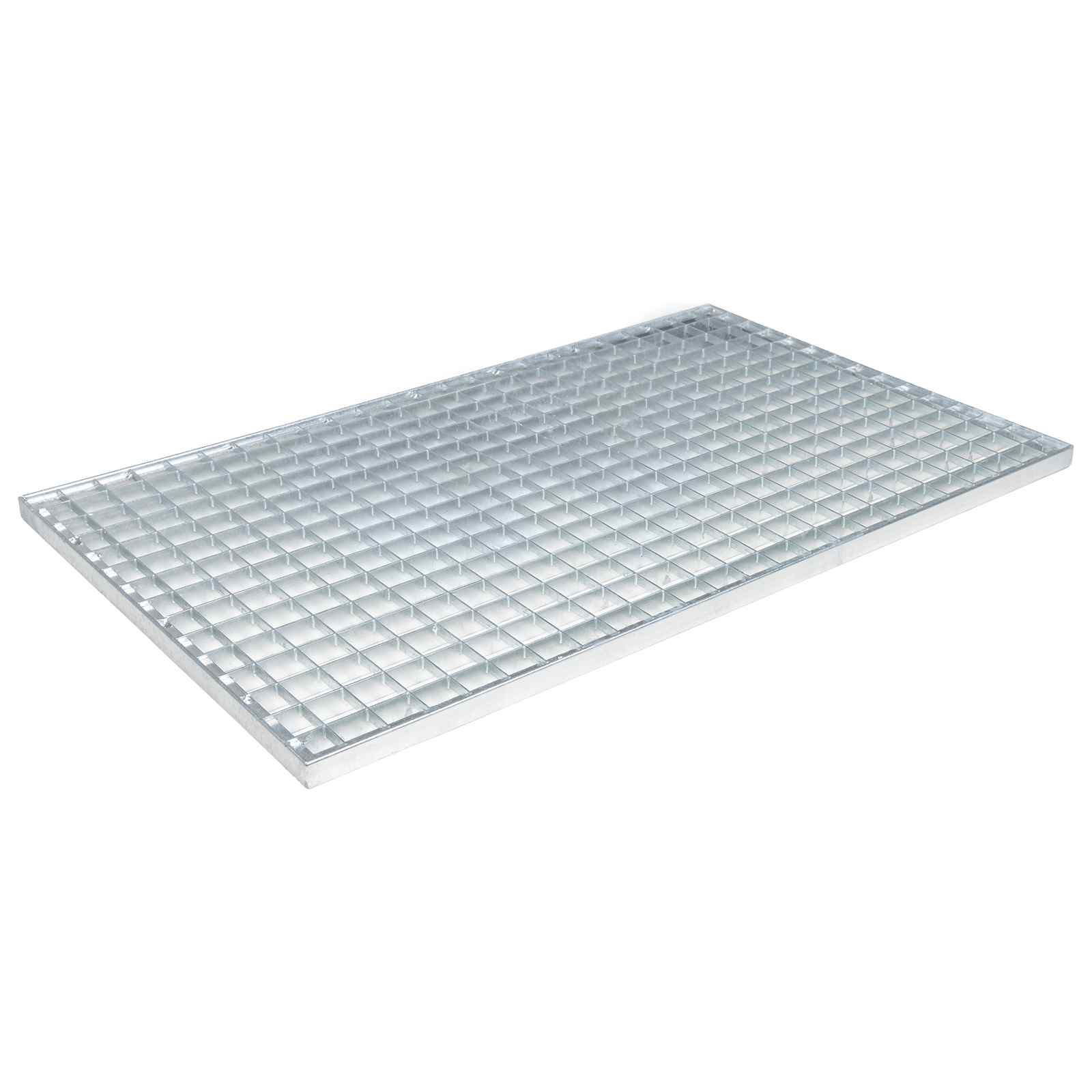 vidaXL Grating Silver 80 x 50 x 2 cm Hot-Dip Galvanised Steel 2