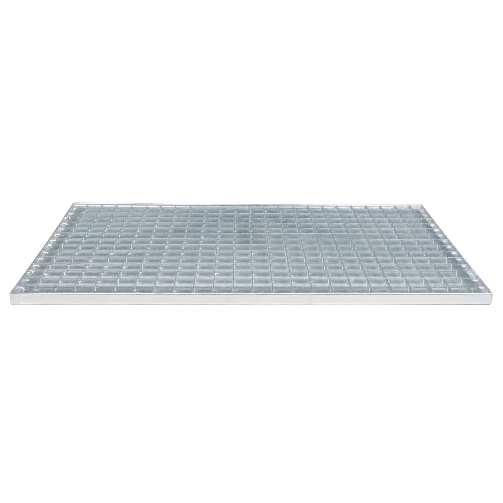 vidaXL Grating Silver 80 x 50 x 2 cm Hot-Dip Galvanised Steel 4
