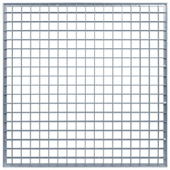 vidaXL Grating Silver 60 x 60 x 2 cm Hot-Dip Galvanised Steel 5