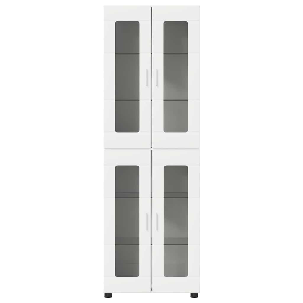 vidaXL Highboard FLORIN 60 x 35 x 182 cm White Engineered Wood 6