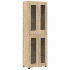 vidaXL Highboard FLORIN 60 x 35 x 182 cm Sonoma Oak Engineered Wood 2