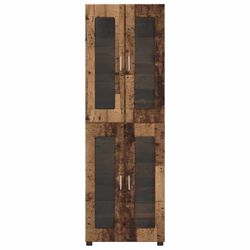 vidaXL Highboard FLORIN 60 x 35 x 182 cm Old Wood Engineered Wood 6