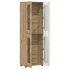 vidaXL Highboard FLORIN 60 x 35 x 182 cm Artisan Oak Engineered Wood 5