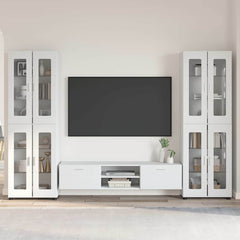 vidaXL TV Cabinet Set FLORIN 3 pcs 150 x 39 x 30 cm High Gloss White