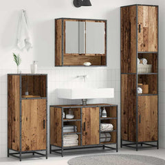 Bathroom Furniture Set 35 x 37.5 x 188.5 cm Old wood
