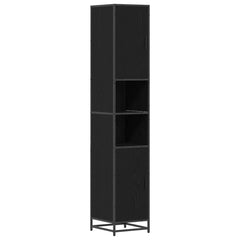 Bathroom Furniture Set 3 pcs 80 x 33 x 60 cm Black oak