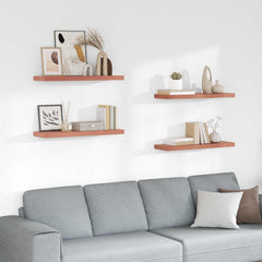 vidaXL Floating Wall Shelves 90x23.5x3.8 cm MDF 4 pcs