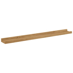 vidaXL Wall Shelf 4 pcs Brown 80 x 9 x 3 cm Engineered Wood 6