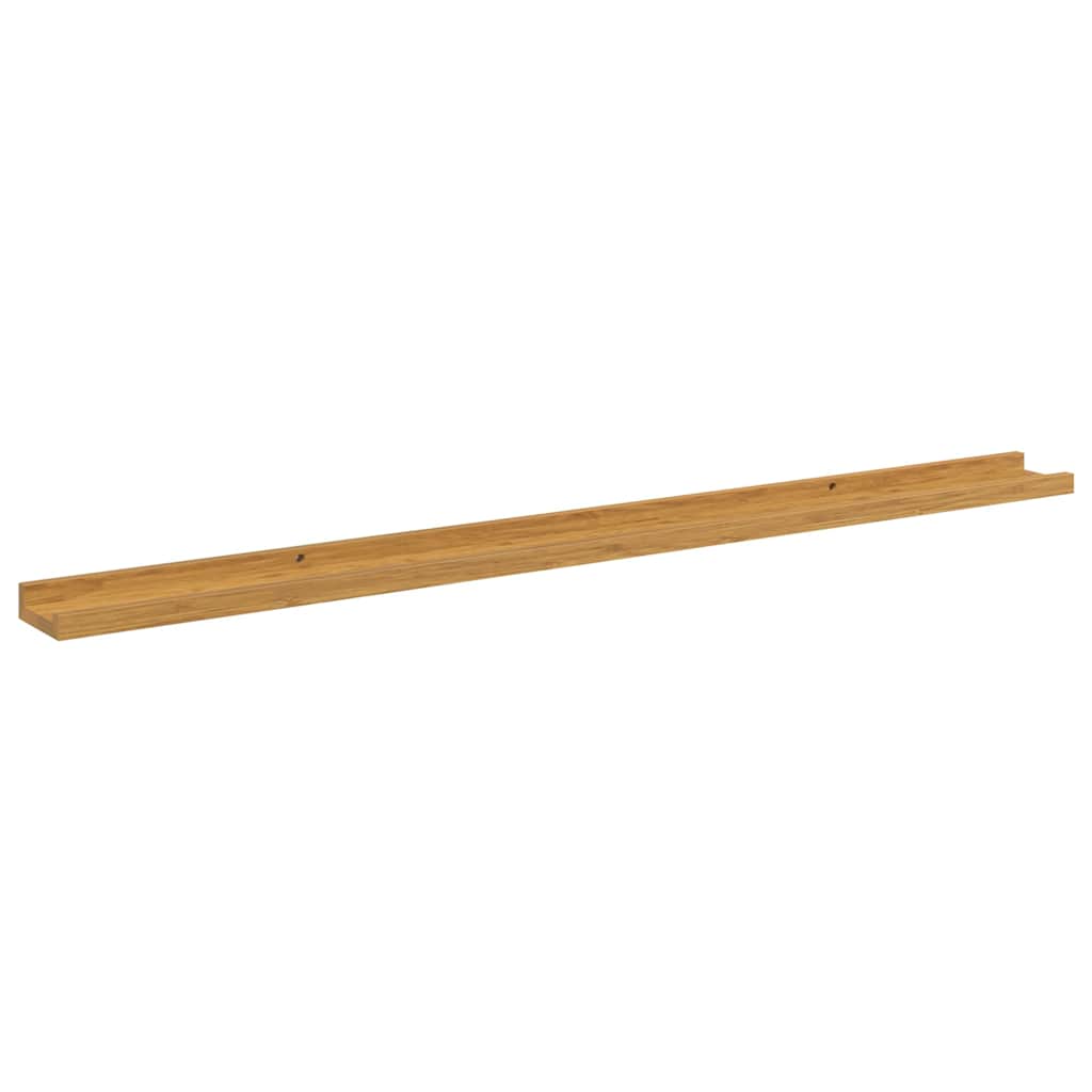 vidaXL Wall Shelf 2 pcs Beige 115 x 9 x 3 cm Engineered Wood 6