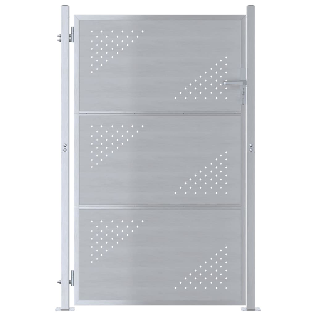 Garden Gate Stainless Steel Silver Lockable