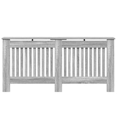 vidaXL Radiator Cover Grey Sonoma 172 x 19 x 81.5 cm Engineered Wood 4