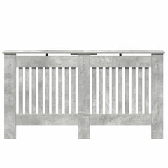 vidaXL Radiator Cover Concrete Grey 152 x 19 x 81.5 cm Engineered Wood 4