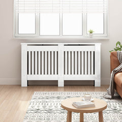 vidaXL Radiator Cover 152 x 19 x 81.5 cm Engineered Wood