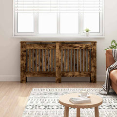 vidaXL Radiator Cover 152 x 19 x 81.5 cm Engineered Wood