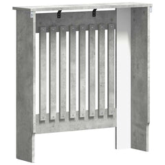 vidaXL Radiator Cover Concrete Grey 78 x 19 x 81.5 cm Engineered Wood 6