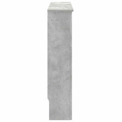 vidaXL Radiator Cover Concrete Grey 78 x 19 x 81.5 cm Engineered Wood 5
