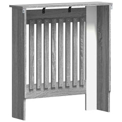vidaXL Radiator Cover Grey Sonoma 78 x 19 x 81.5 cm Engineered Wood 6